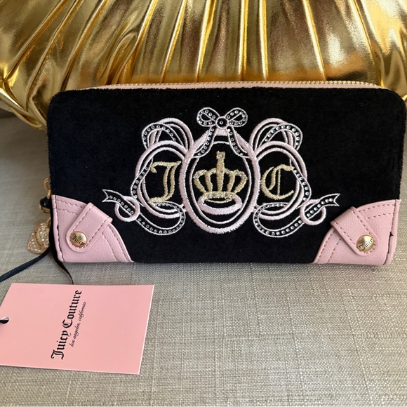 Juicy Couture Handbags - Juicy Couture Black and Pink Women's wallet